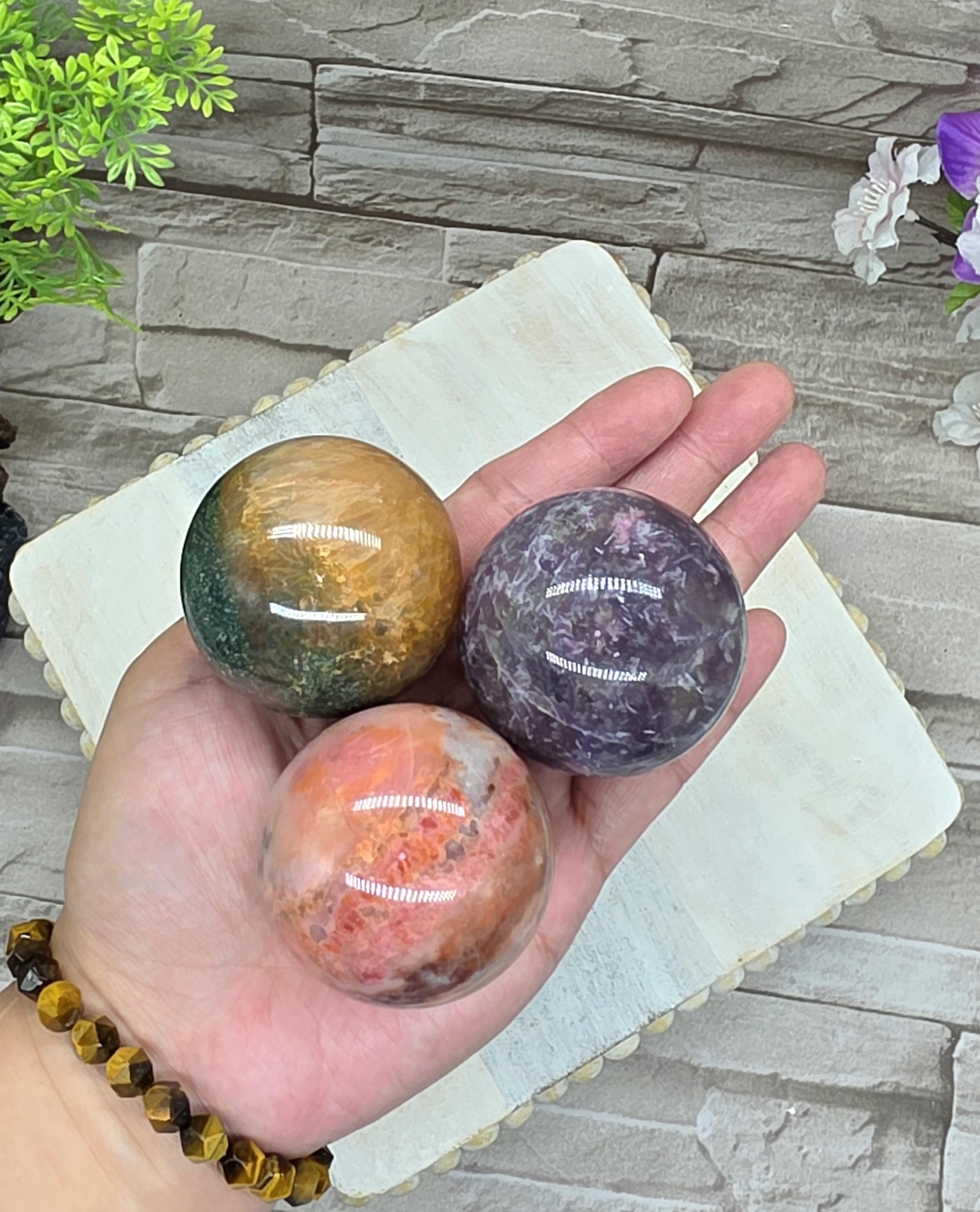 Unicorn Jasper Sphere - Etsy