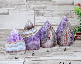 Amethyst Lace Agate  / Amethyst / Mexican Lace Agate / Chakra / Rocks and Minerals