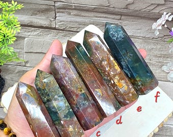 Ocean Jasper Tower / Madagascar OJ / Chkar / Rocks and Minerals