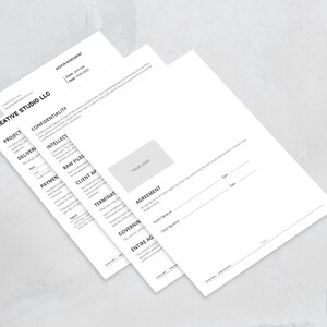 Design Contract for Small Business or Freelance