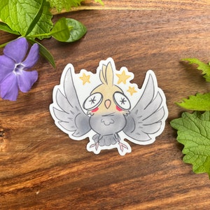 Cockatiel Star Sticker // Parrot Sticker // Animal Art // ALL PROFITS DONATED