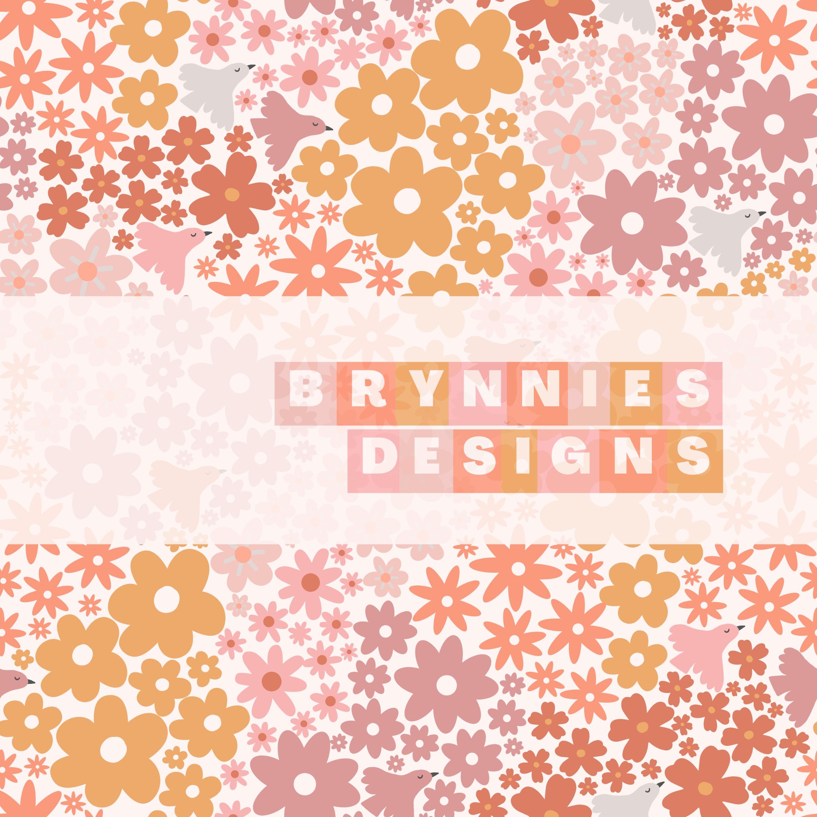 My Mothers Garden Dainty BOHO Floral Design- Digital Pattern, Seamless Repeat File, Fabric, PNG- Spring- Summer- Fall- Ditsy- Cute- Swifty