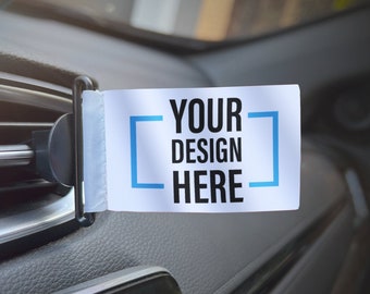Custom Flag Car Air Freshener - Any Logo, Design, or Image - Personalized Gift