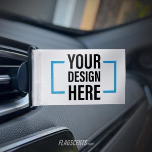 Custom Car Air Freshener - Any Logo, Design, or Image - Personalized Gift