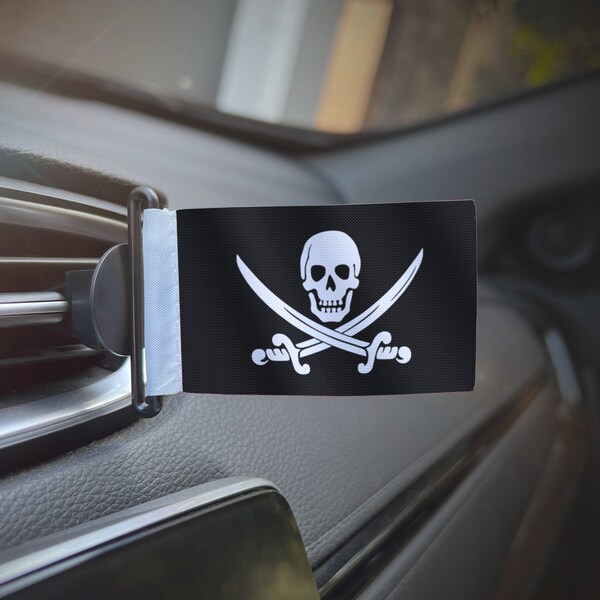 Pirate Jolly Roger Flag Car Air Freshener