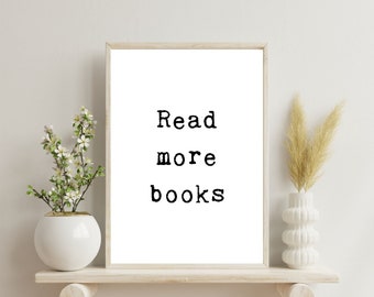 Leer más libros impresos, rincón de libros, rincón de lectura para niños, decoración de la sala de lectura, aula de lectura, decoración de la biblioteca del hogar, regalo del maestro de lectura