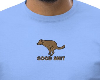 Good Shit Dog Embroidered Tee