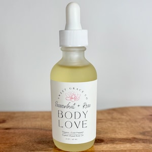 Organic Body Oil, natural skincare, glow oil, Non-Greasy, Crystal-Infused, vegan skincare, anti-aging, moisturizer, natural skincare