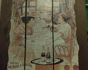 ダイヤモンドワイン社 1896 ヴィンテージアート