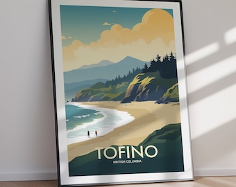 TOFINO Printable Poster, Canada, Travel Art, Poster Print, Digital Art, Instant Download, Print, Home Decor, Gift For Her, Gift For Him