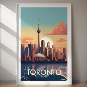 TORONTO Poster zum Ausdrucken, Kanada, Reise, Kunst, Wandkunst, Poster, Reise, Home Decor, Reise Poster, Geschenk, Geschenk für sie, Geschenk für ihn
