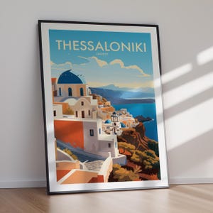 Poster stampabile THESSALONIKI, Arte Grecia, Stampa poster, Arredamento casa, Stampabile, Arredamento casa, Regalo, Arte murale, Regalo per lei, Regalo per lui