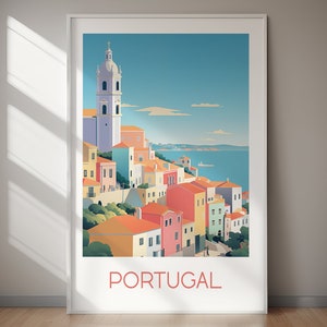 Portugal Printable Poster Travel Art Digital Wall Art Instant Download Home Decor Holiday Gifts for Her and Him