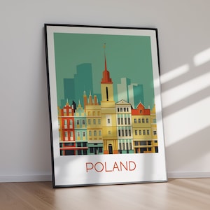 POLAND Poster, DIGITAL Download, Printable Wall Art, Travel Poster Print, Large Art, Jpg Files, Art Print, Instant Decor