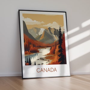 KANADA druckbare Poster, Reise-Kunst, Poster, digitale Kunst, Wandkunst, Sofort Download, Dekoration, Urlaub, Geschenk für sie, Geschenk für ihn