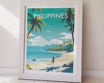 PHILIPPINES Poster, Country Art, Travel Print, Printable Art, Art Print, Home Decor, Gift, Instant Download, Gift For Her, Gift For Him