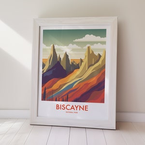 Biscayne National Park Poster, Travel Poster, Printable, Wall Art, Poster Print, Travel, Print, Gift, Art, Gift For Her, Gift For Him