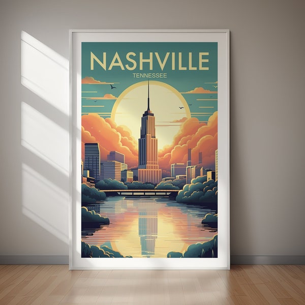 Minneapolis, NASHVILLE Poster, Digital Download, Wall Art, Wanderlust, Gift, Holiday, Travel, Gift, Gift For Her, Gift For Him, Holiday Gift