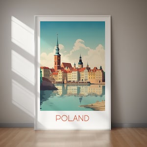 POLAND Poster, DIGITAL Download, Printable Wall Art, Travel Poster Print, Large Art, Jpg Files, Art Print, Instant Decor