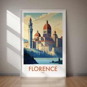FLORENCE Poster, Poster, Italy, Digital Art, Print, Instant Download, Poster, Gift, Home Decor, Art, Home Decor, Gift For Her, Gift For Him