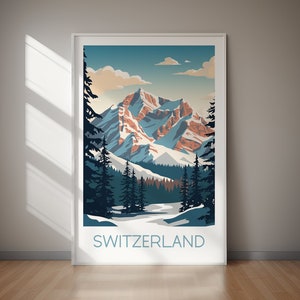 Poster SVIZZERA, Arte Country, Download Digitale, Arte Murale, Arte Murale, Regalo, Regali Per Lei, Festa, Viaggio, Regali Per Lui, Regalo Di Festa