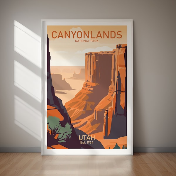 CANYONLANDS National Park Poster, USA, Travel Print, Printable Art, Poster, Art Print, Wall Art, Home Decor, Gift For Her, Gift For Him