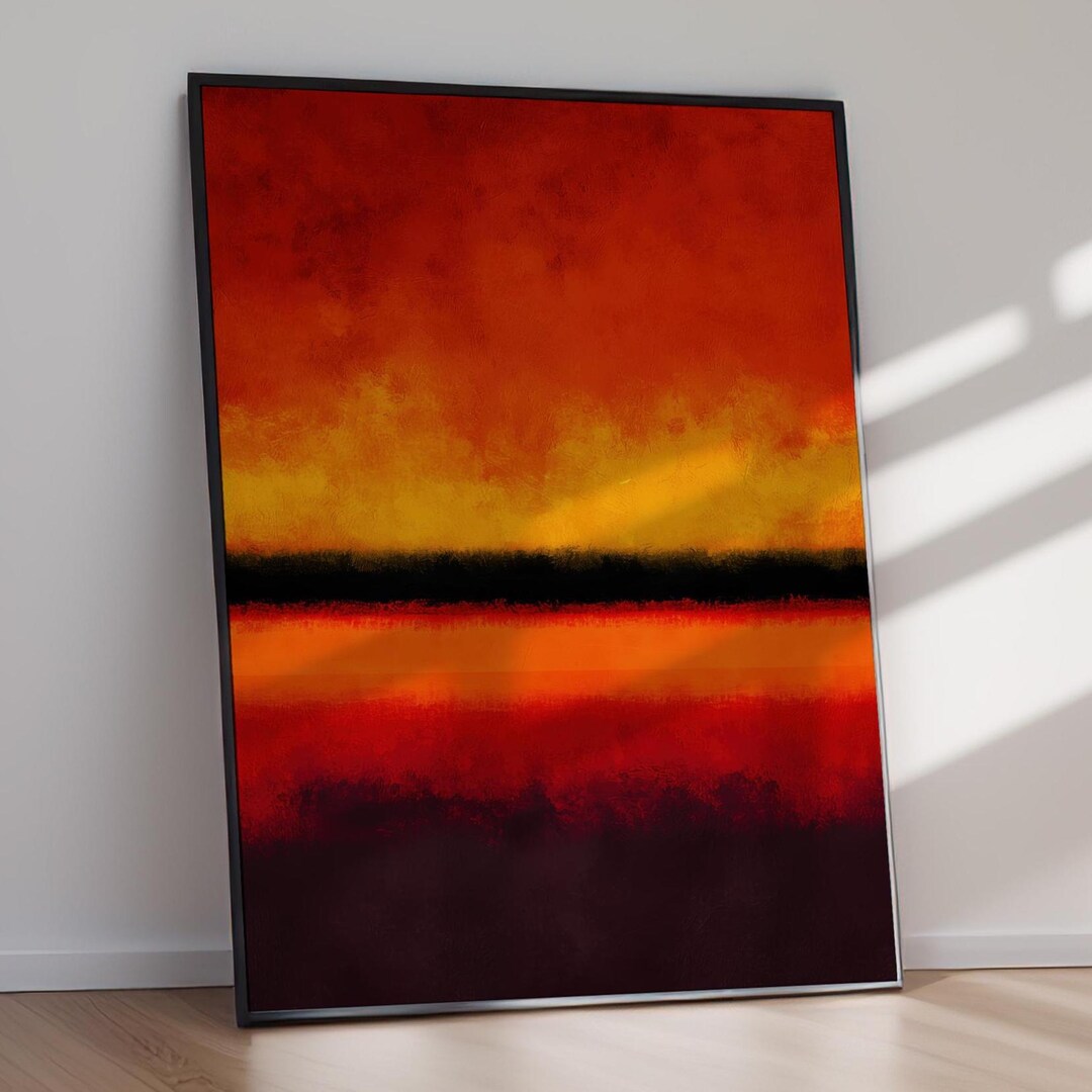 Abstract Evening Poster DIGITAL DOWNLOAD Printable Wall Art & Home ...
