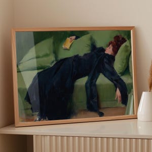 Decadent Young Woman After The Dance Poster, Classic Home Decor, Instant Digital Download, Vintage Wall Art, Gifts For Her, Gifts For Him