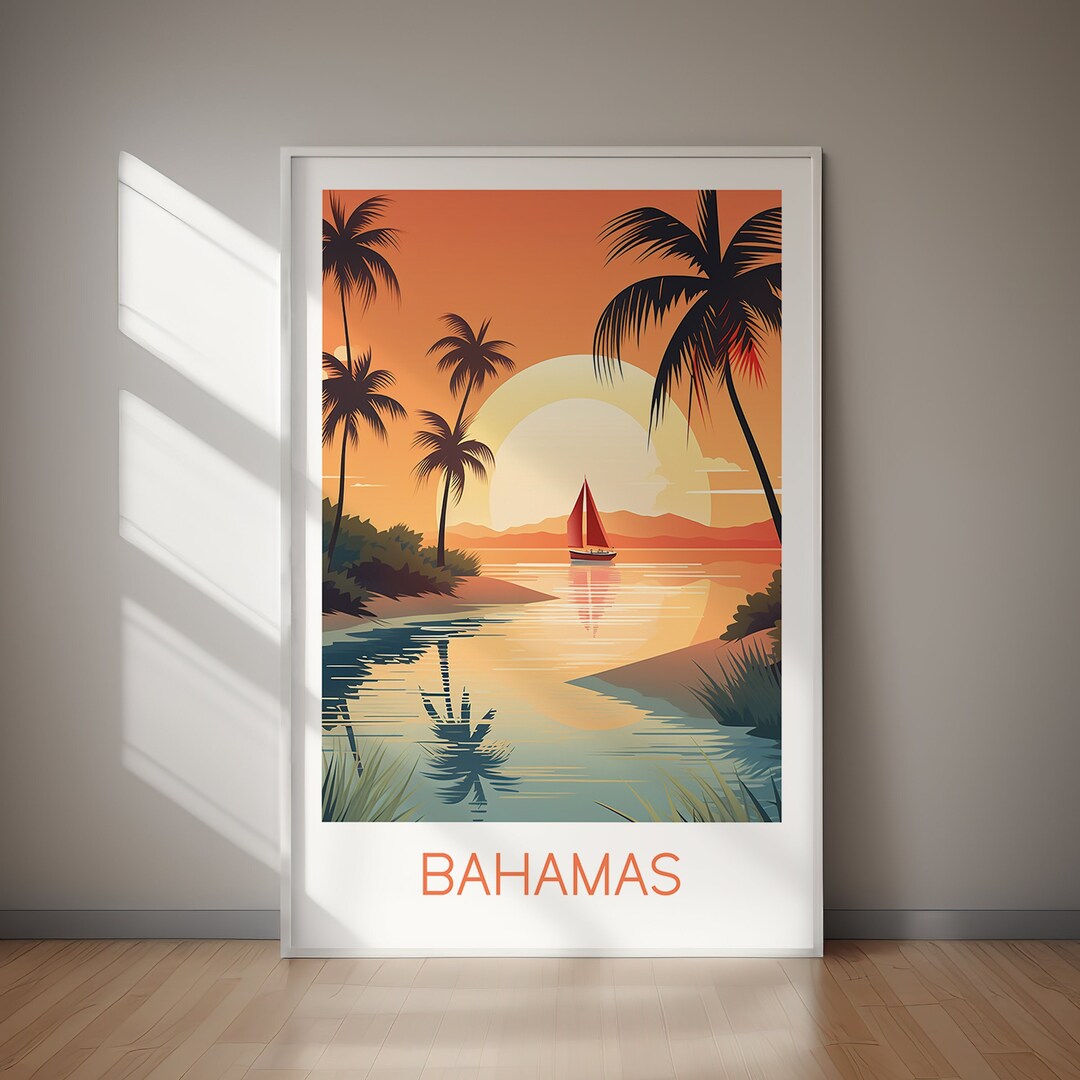 Bahamas Poster, DIGITAL DOWNLOAD, PRINTABLE Art, Instant Home Decor ...
