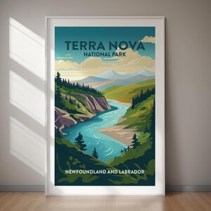 Terra Nova National Park Poster, Instant Home Decor, DIGITAL DOWNLOAD, Printable Wall Art, High Resolution, Various Sizes