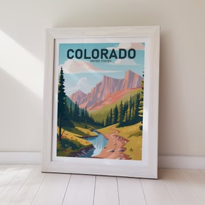COLORADO Printable Poster, United States, Travel Art, Poster Print, Digital Art, Wall Art, Home Decor, Gift For Her, Gift For Him image 5