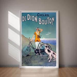 Plaque De Cadre De Vélo Ancienne "Cycles De Dion Bouton - Le Blanc" - Pièce De Collection