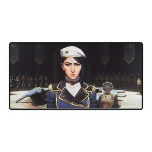 Arcane Caitlyn Gaming Mousepad, League of Legends Desk Mat, Gamer Decor, Custom Mouse Pad, Gaming Accessories, Desk Pad