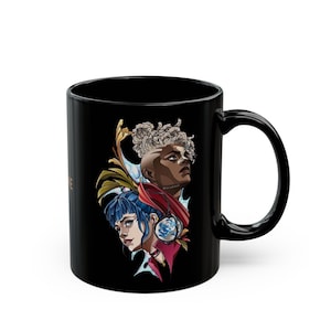 Mug, Jinx & Ekko Arcane League of Legends Gamer gift Gift For Him/Her, Black Coffee Cup, Gaming Geek Present, Valentine&#39;s Day Gifts