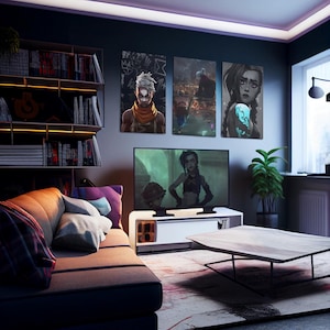 Arcane Ekko The Boy Savior League of Legends Wall Art, Matte Vertical Print ,Gaming Room Decor, Teenager Gift, Gamer Artwork, Geeky
