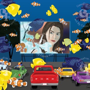 Drive In Movie Print