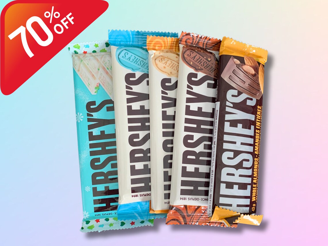 CLEARANCE HERSHEY Assorted Chocolate Bar Candy Box Gift Box Etsy Canada