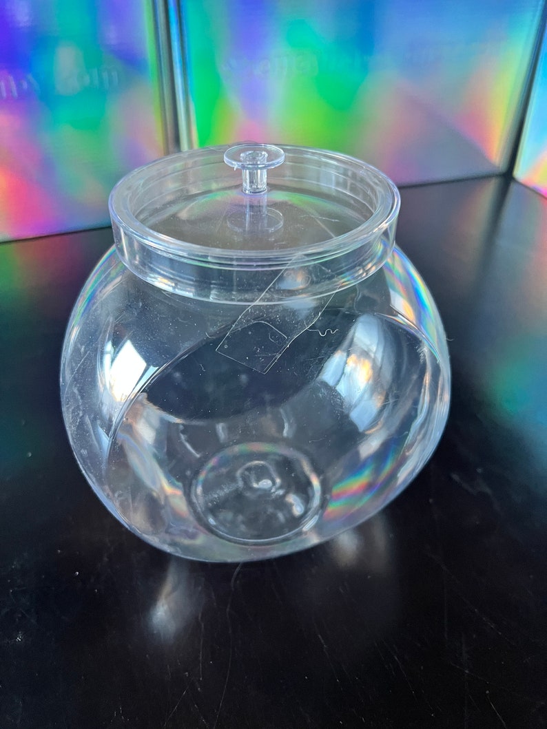 Candy Jars With Lids Plastic Clear Storage Display Container Etsy