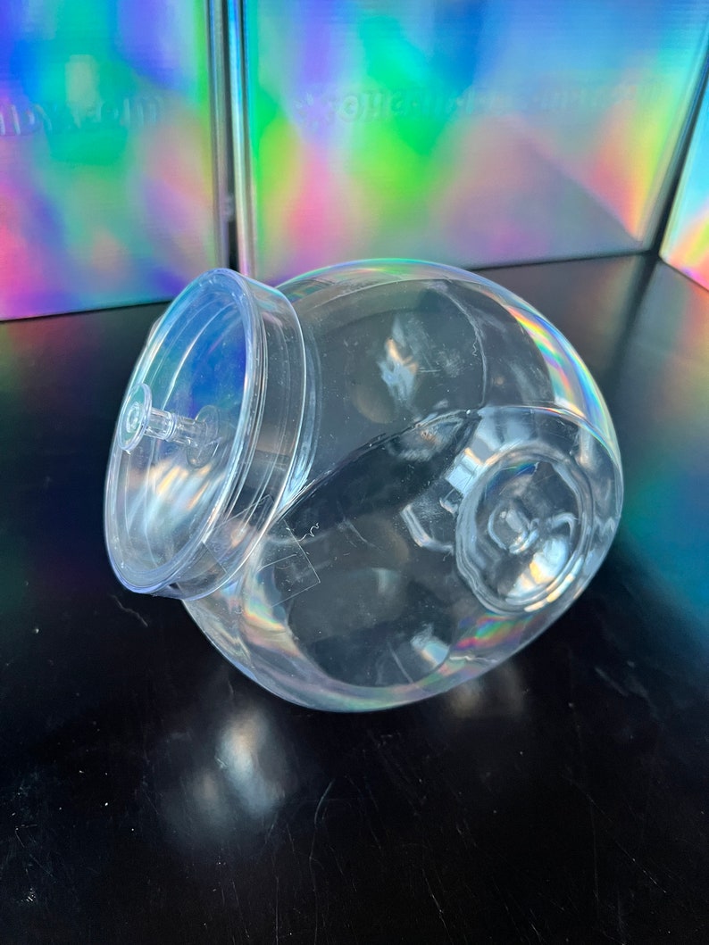 Candy Jars With Lids Plastic Clear Storage Display Container Etsy