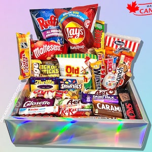 ULTIMATE All Canadian Snack Geschenkbox XL Alle kanadischen Favoriten Chips, Schokolade, Süßigkeiten & Kaugummis von Oh Canada Candy Bild 1