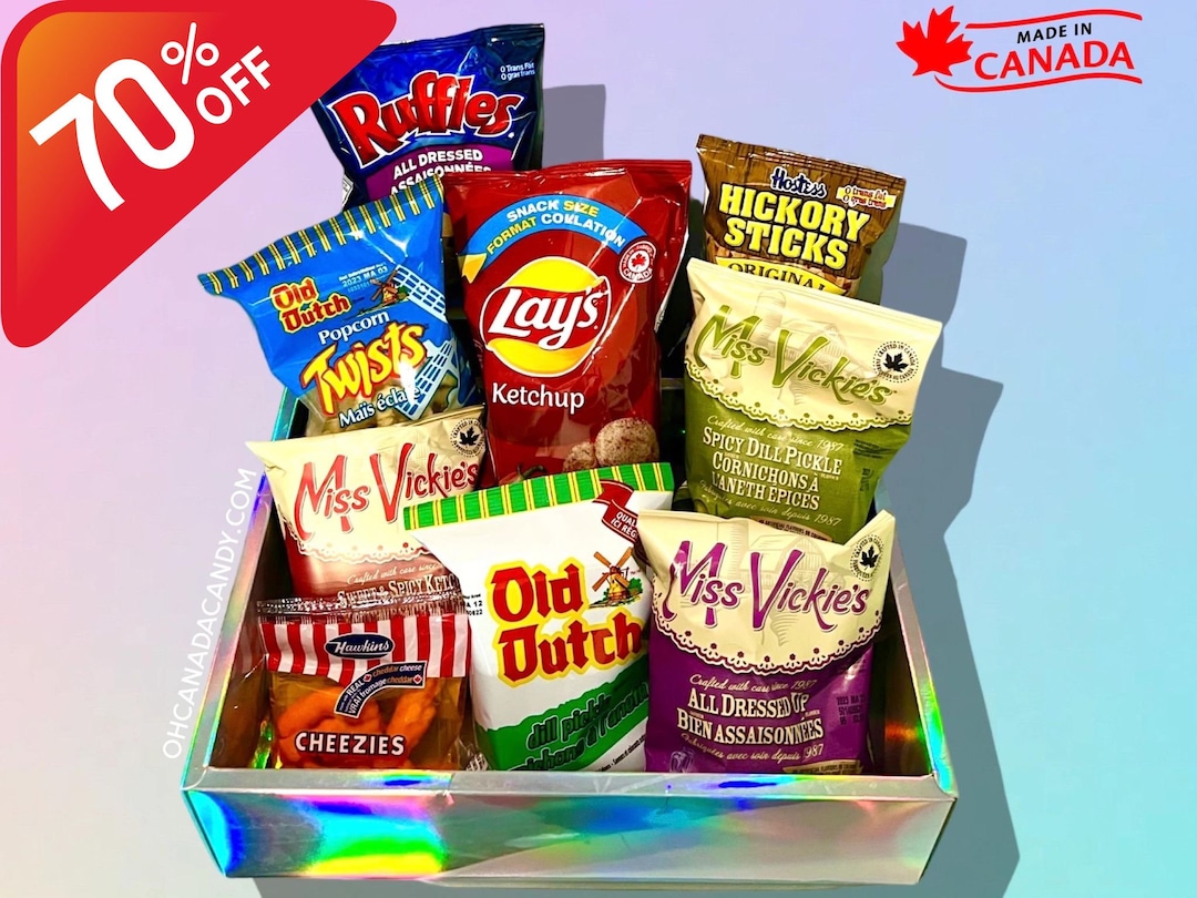 CLEARANCE Ultimate All Canadian Chips Snack Gift Box Ketchup Etsy