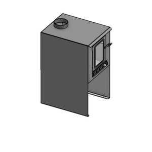 Blech Kachelofen dxf, svg, png, pdf blueprints