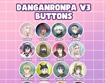 ダンガンロンパV3ボタン