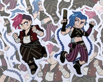 Arcane | Jinx and Vi Stickers