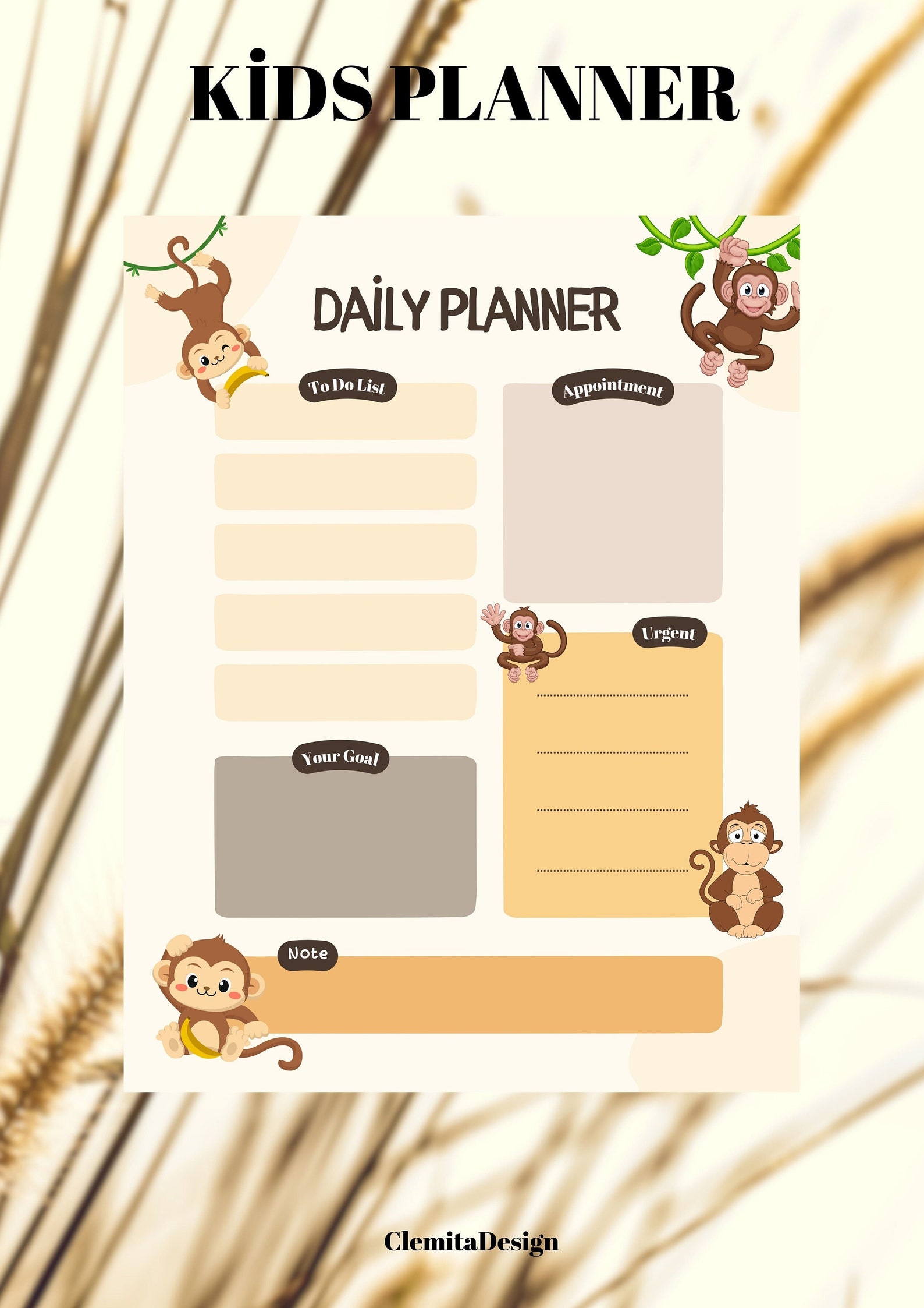 Kids Planner Printable Planner Printable Planner for Kids Homeschool ...