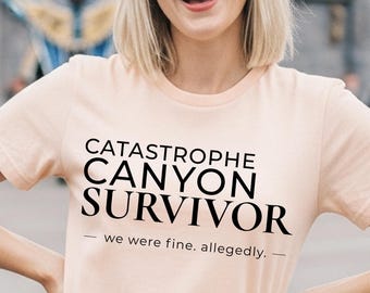 Hollywood Studios SVG – Catastrophe Canyon Survivor – Funny Disney Adult Shirt – Cricut Silhouette Instant Download