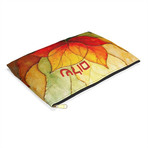 Accessory Zipper Bag Shalom Carry All Print on Fabric-small