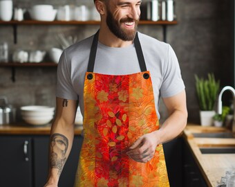 Kitchen Apron; Print Design on Poly Twill, Unisex, One Size Fits Most #5