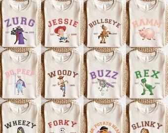 Toy Story DTF Transfer: Disneyland Family Matching, Ready To Iron Press