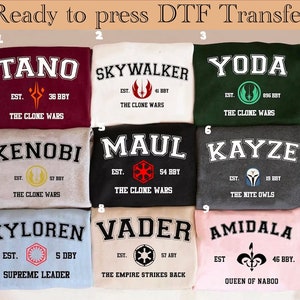 Disney Star Wars Character DTF Transfer Shirt,Star Wars Group Dtf,Star Wars Characters,Star Wars Land,Disney Balloon,Disneyland Trip DTF